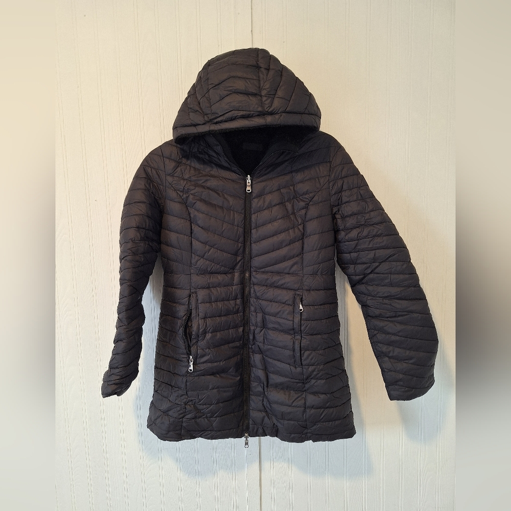 Women Pajar Double-Sided Reversible Puffer Coat | Sherpa & Nylon | Size L